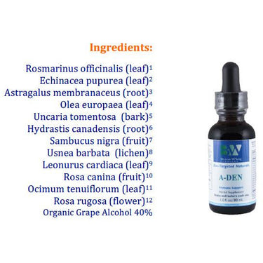 A-DEN - Byron White Formulas - Dengue Fever - Encephalitis - Meningitis Support